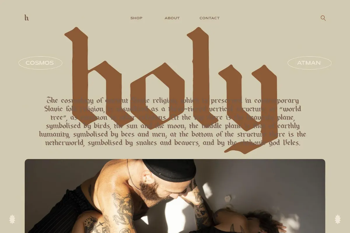 Blackwork Gothic Font