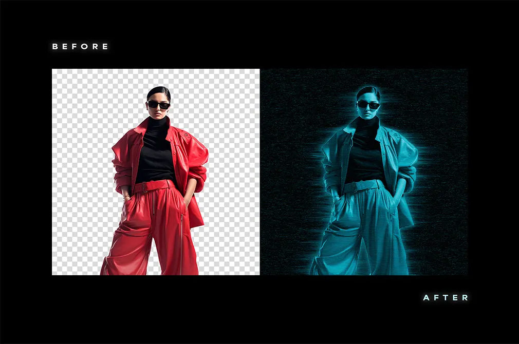 Matrix Photo Effect