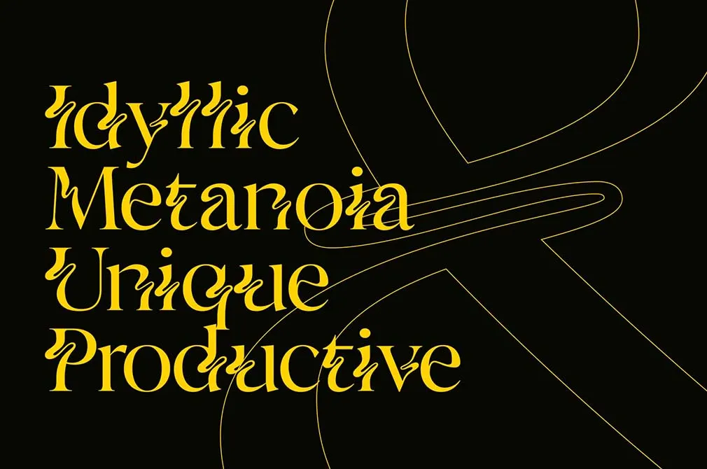 Zighead Display Font