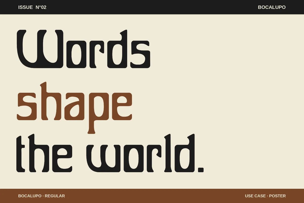 Bocalupo - Groovy Psychedelic Font