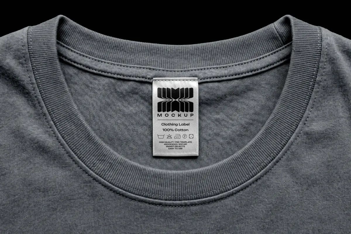 T-Shirt Label Mockup