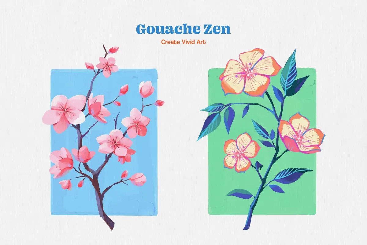 Gouache Zen Affinity Designer Brushes