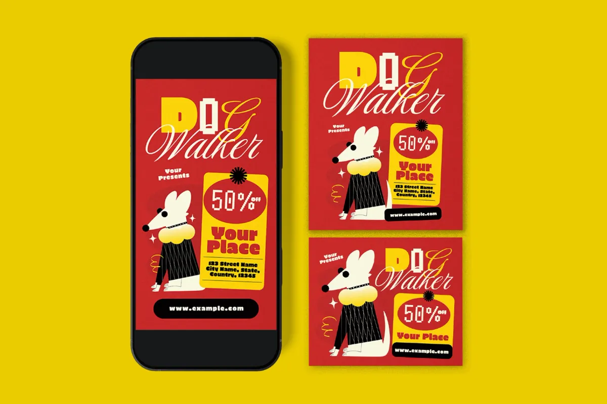 Dog Walker Flyer