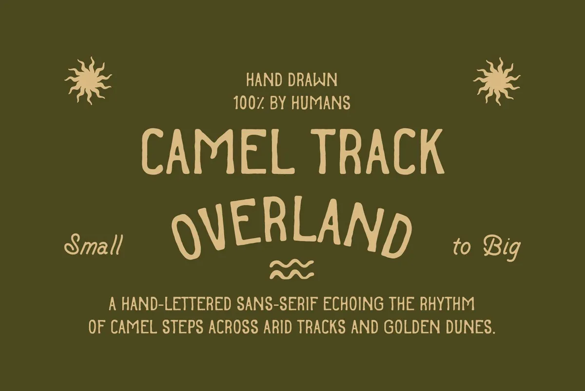 Camel Track - Rustic Vintage Font