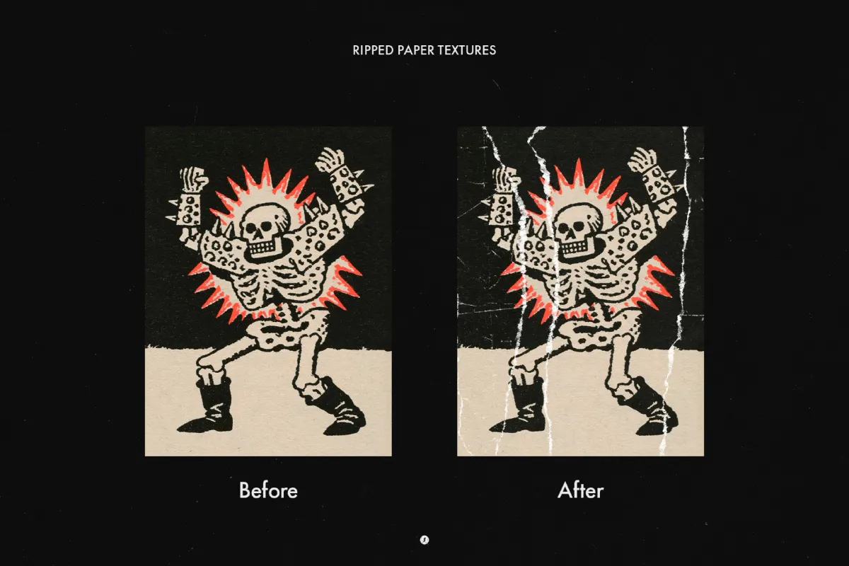 Ripped Paper Texture Overlays