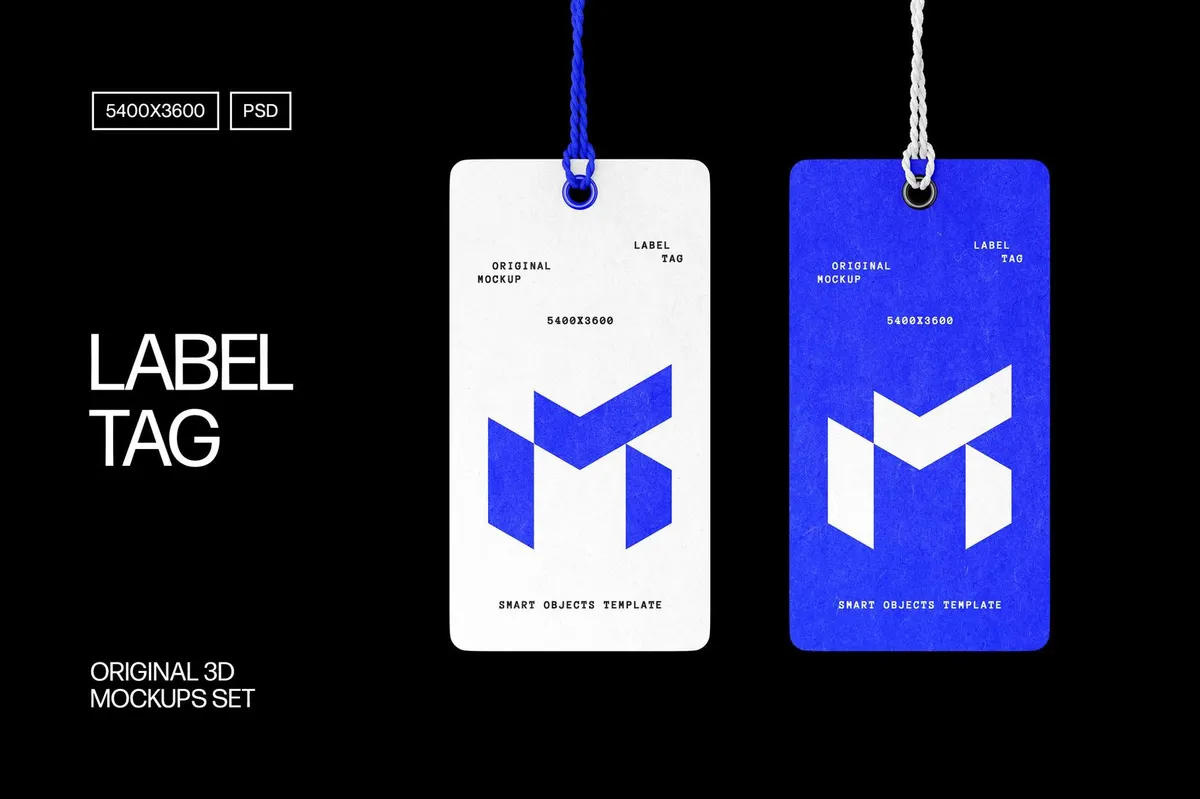Clothes Label Tag Mockups