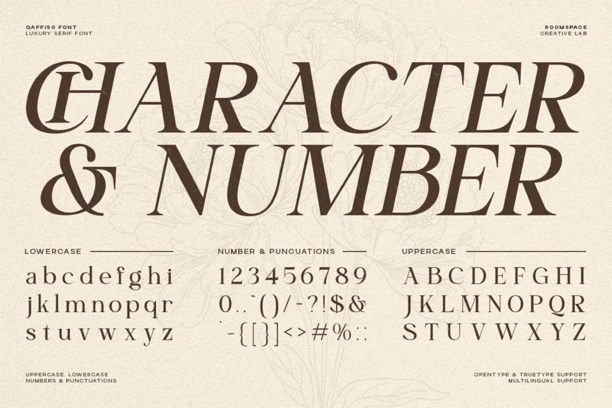 Qaffiso — Luxury Modern Serif Font