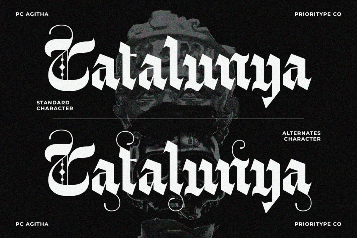 PC Agitha – Modern Blackletter Font