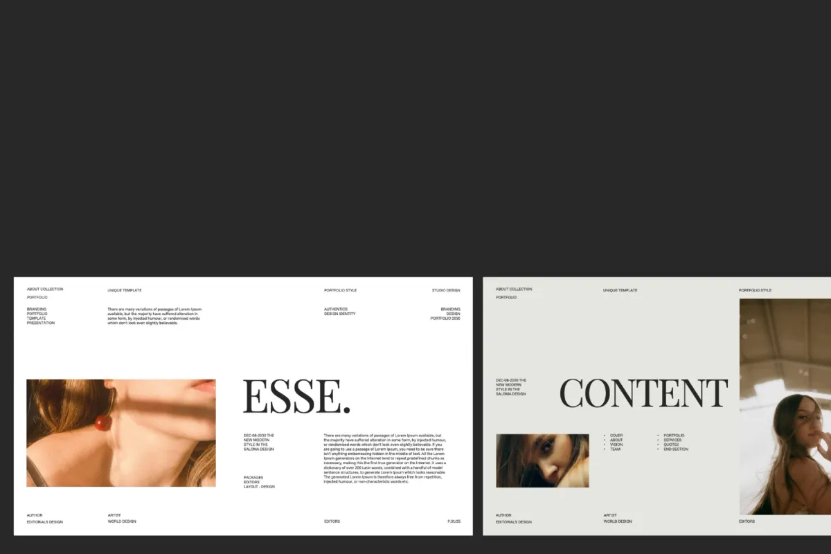 Esse - Brand Portfolio Keynote Template