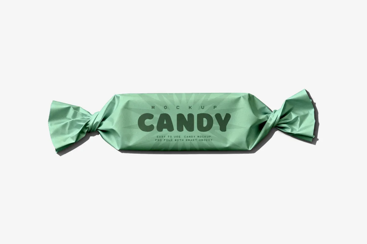 Wrapped Candy Mockup