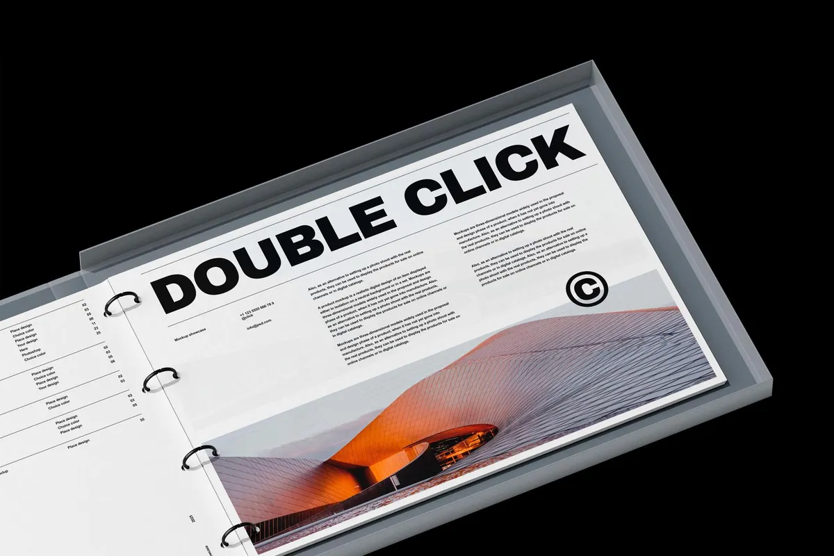 Ring Binder Box Mockup