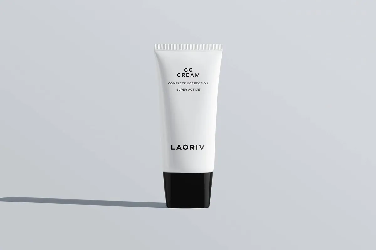 Hand Cream Tube Mockup