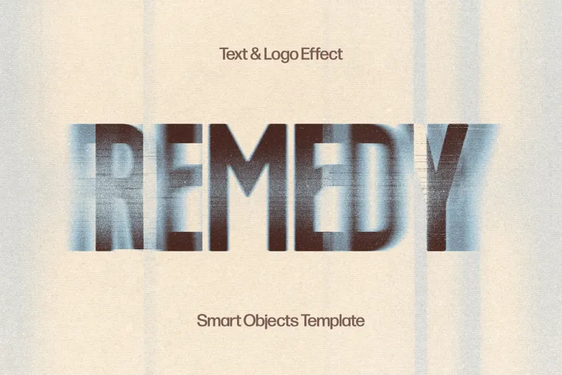 Broken Printer Text Effect