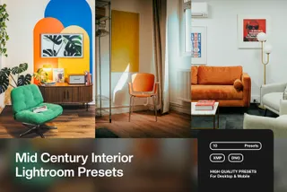 Mid Century Interior Lightroom Presets