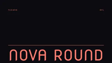 Nova Round Tech Font