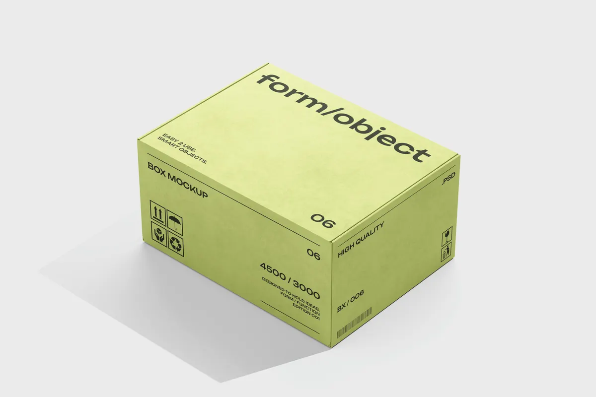 Rectangular Box Mockup