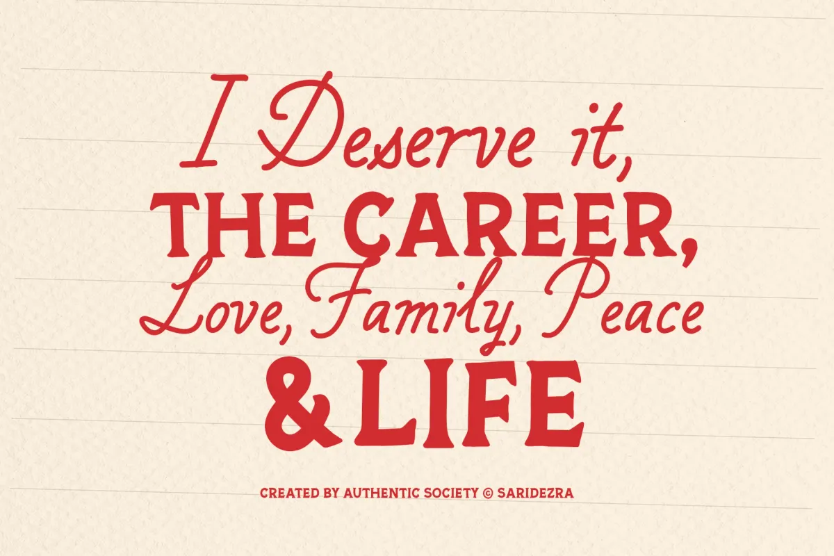 Authentic Society - Vintage Script & Slab Serif Duo