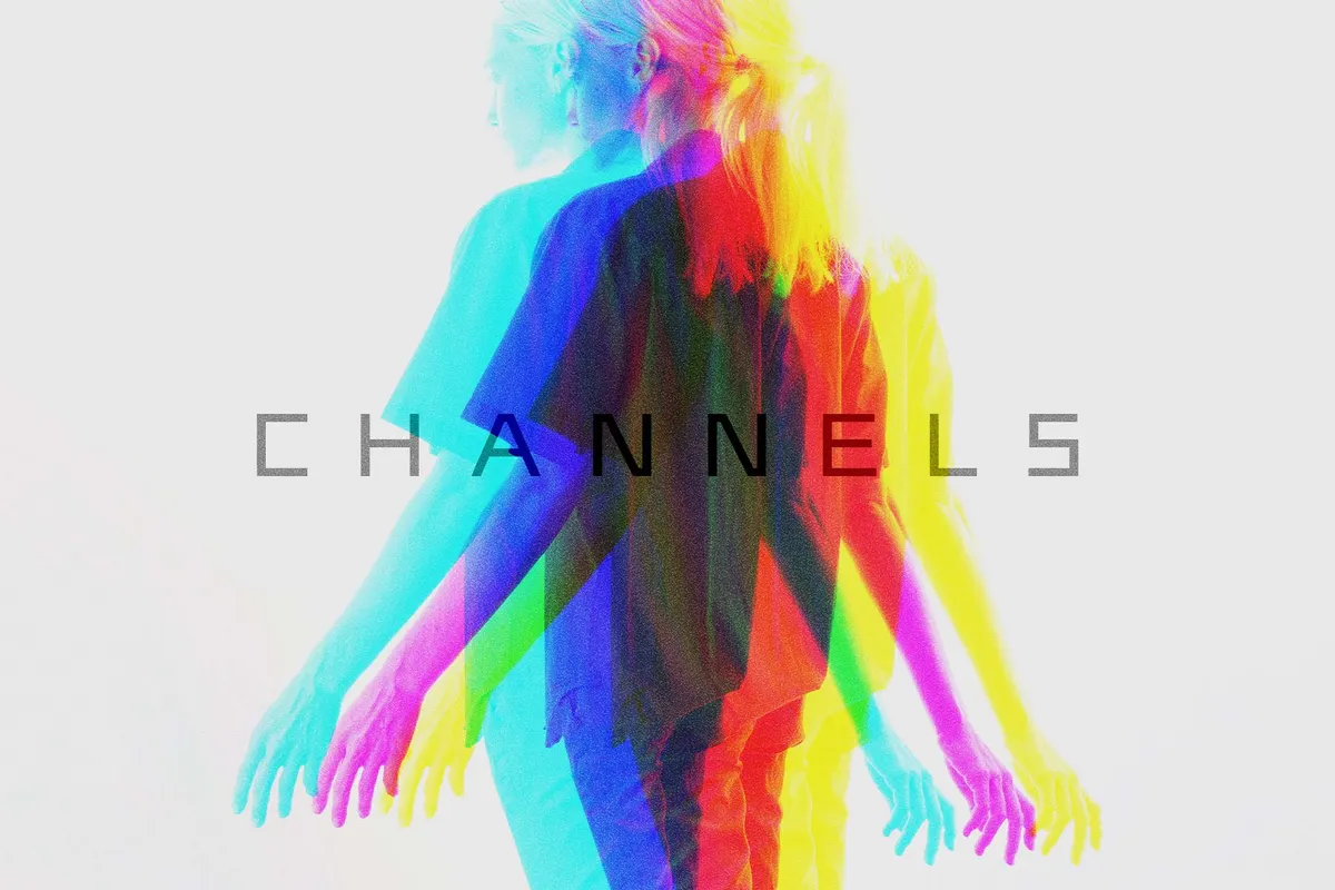 RGB Channels Anaglyph VHS Photo Effect