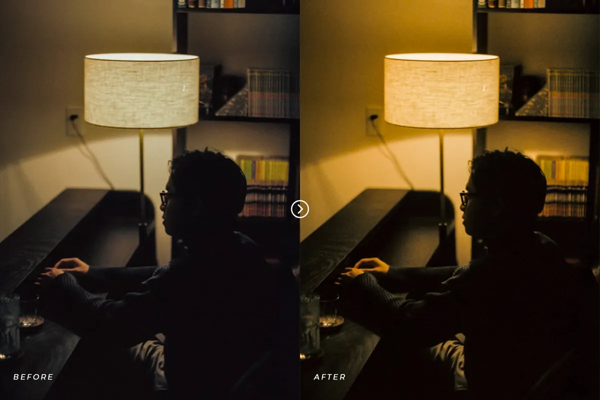 Warm Low Light Lightroom Presets