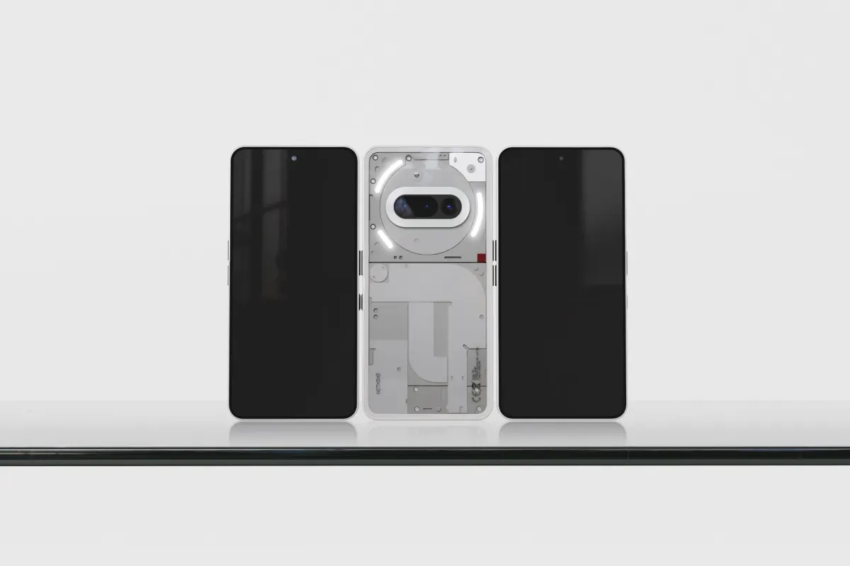 Futuristic Nothing Phone 3A Mockup