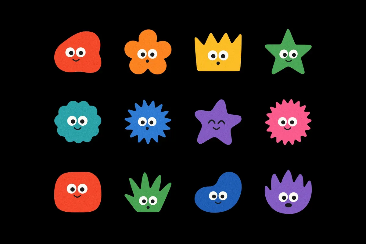 CUTE BLOB: Emotion Vector Shapes