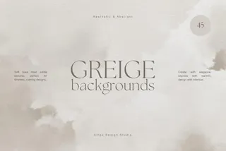 Greige Watercolor Texture Backgrounds