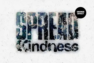 Grunge Distortion Text Effect