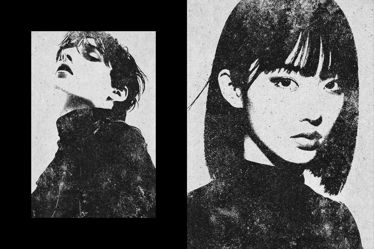 Grunge Print Photo Effect
