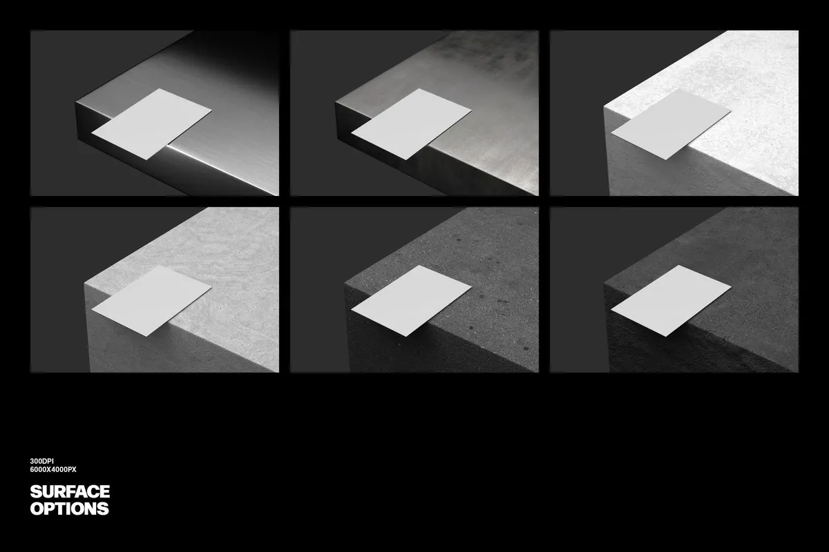 85x55mm Business Card Mockup