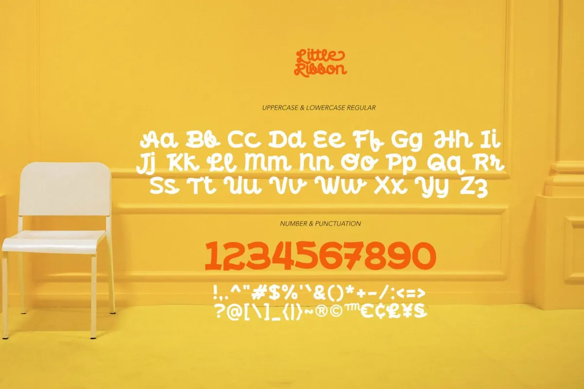 Little Ribbon - Cutie Font