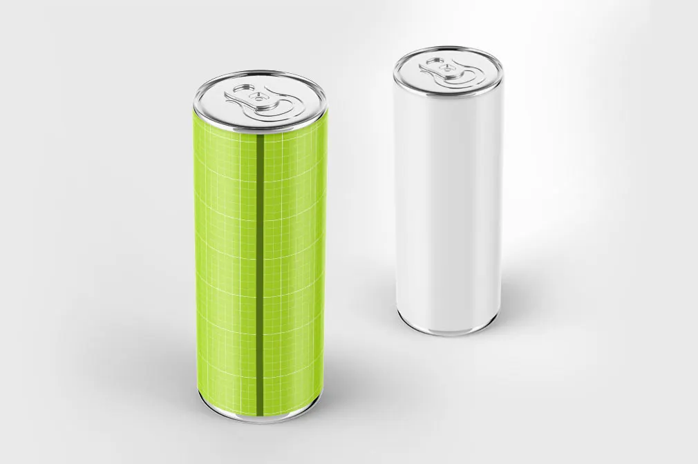 Energy Drink Mockup Set