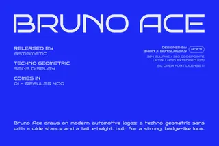 Bruno Ace - Free Geometric Sans
