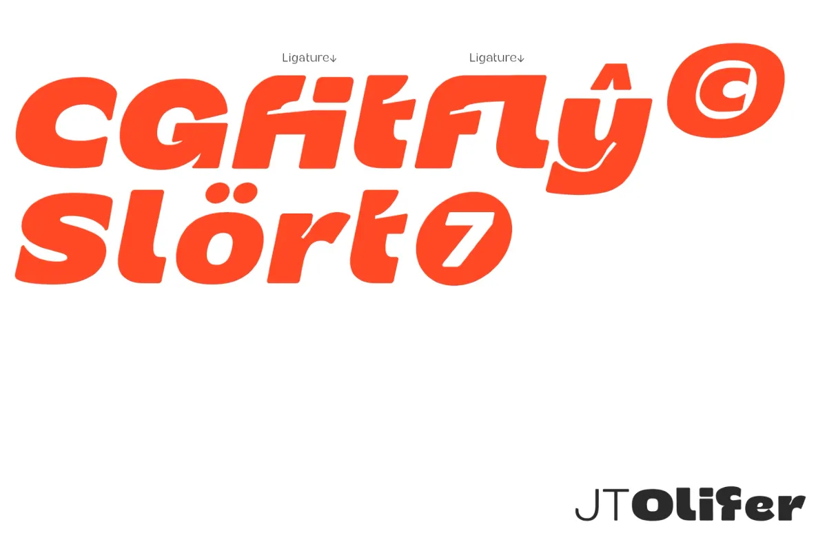 JT Olifer - 40 Font Family