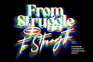 Rainbow Chromatic Aberration Effect