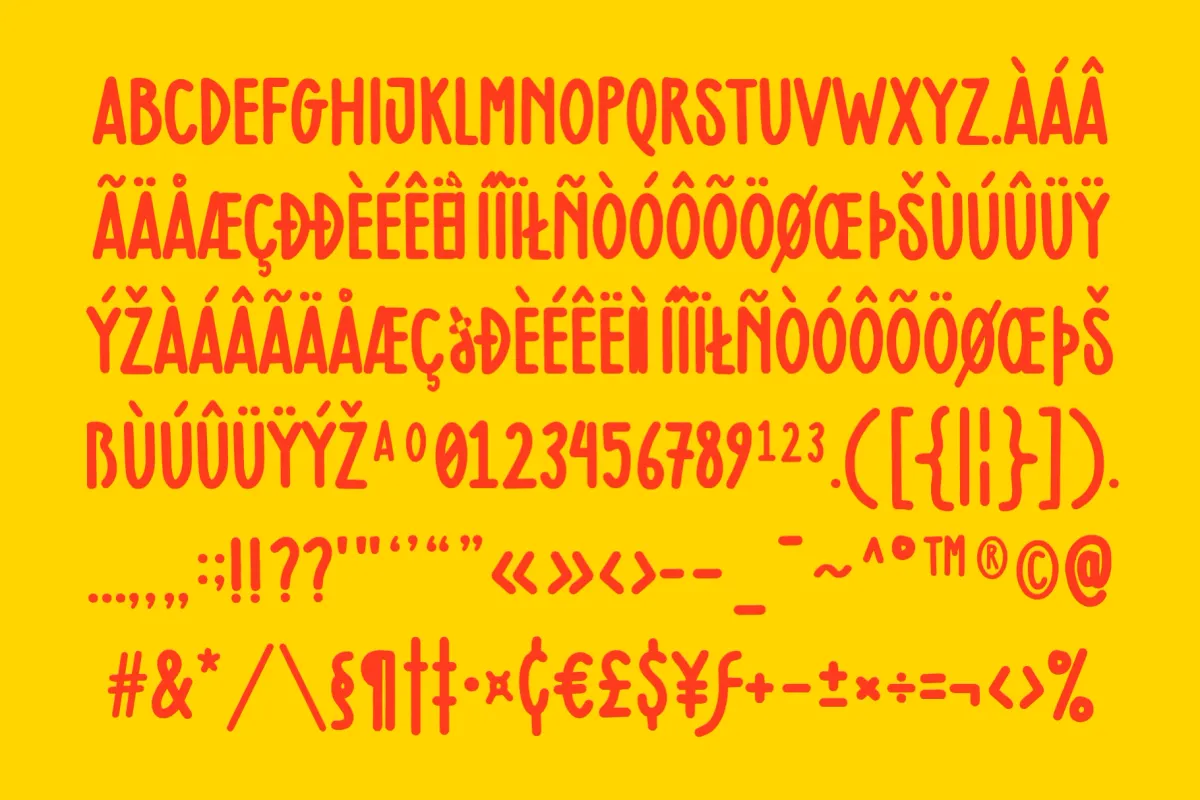 SFC Brison Condensed - Tall Display Font
