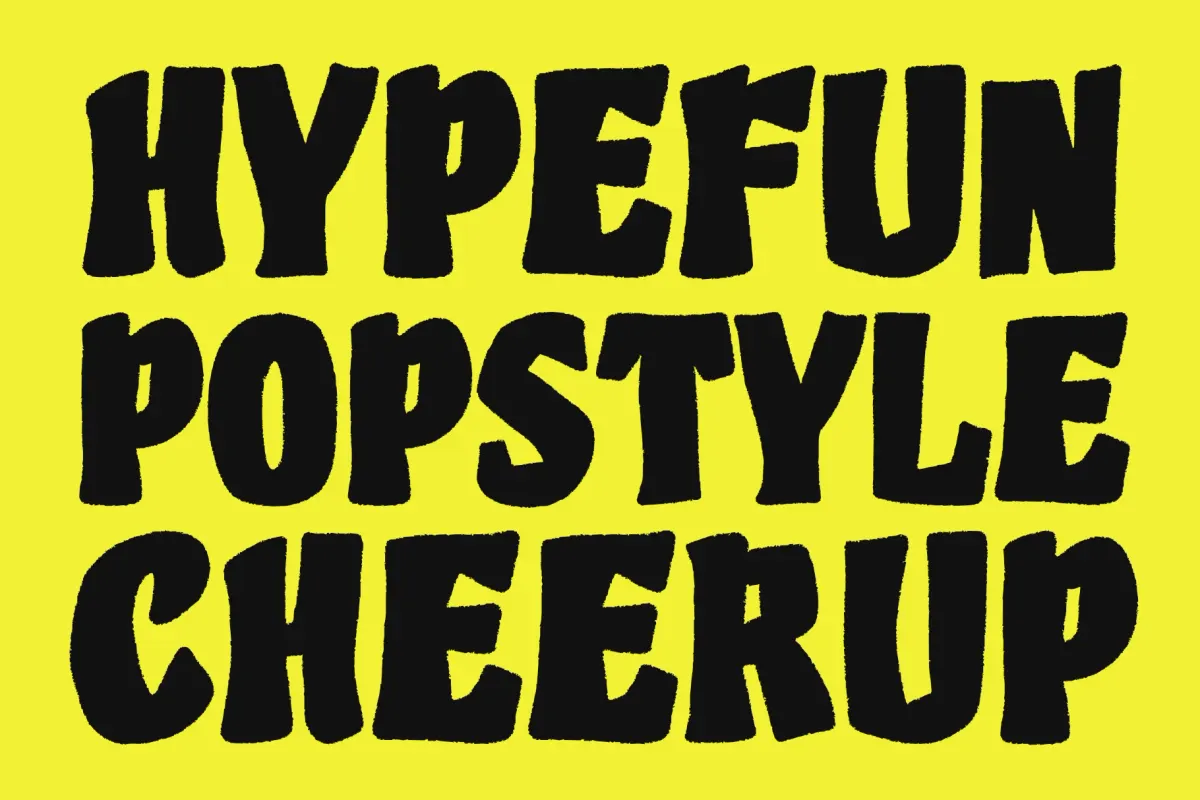 Bros Pops – Chunky Bold Display Font