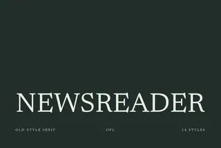 Newsreader - Free Font Family