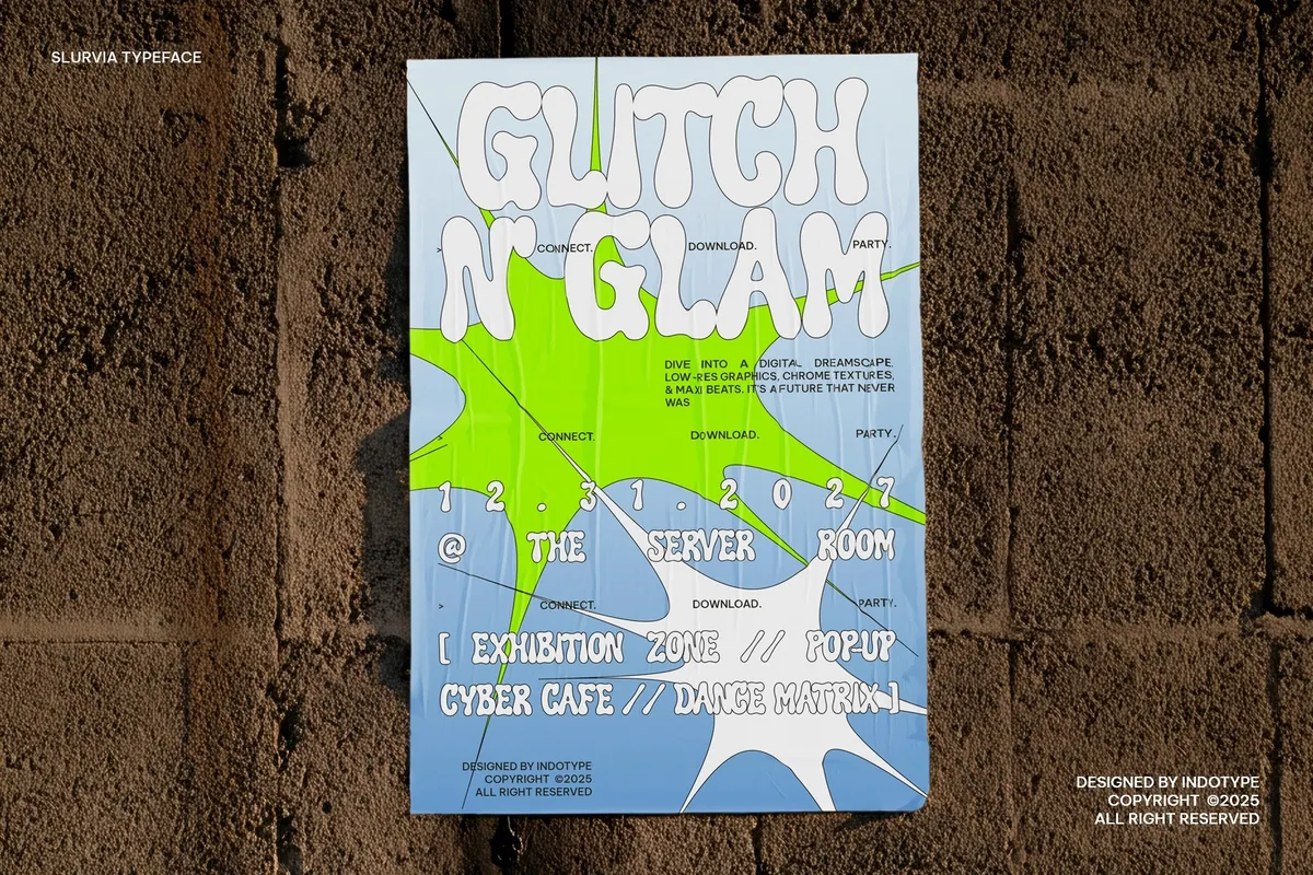 Slurvia - Liquid Display Font