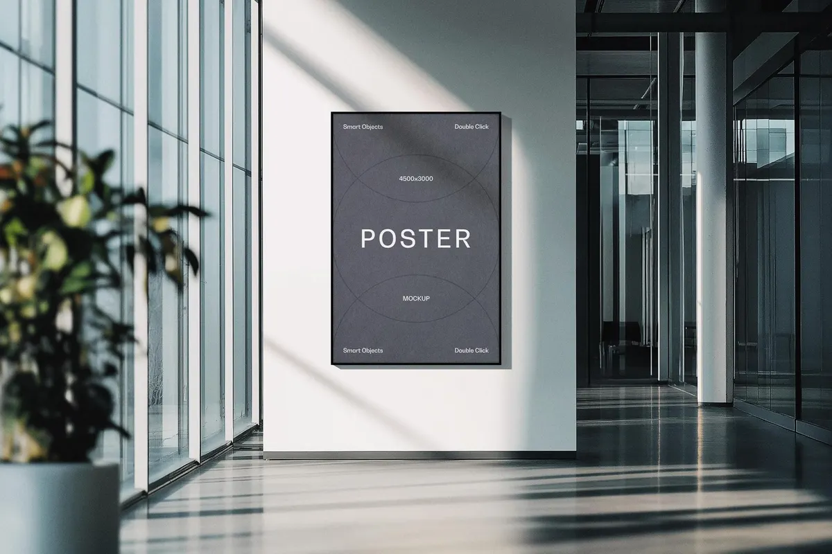 Office Poster Mockup