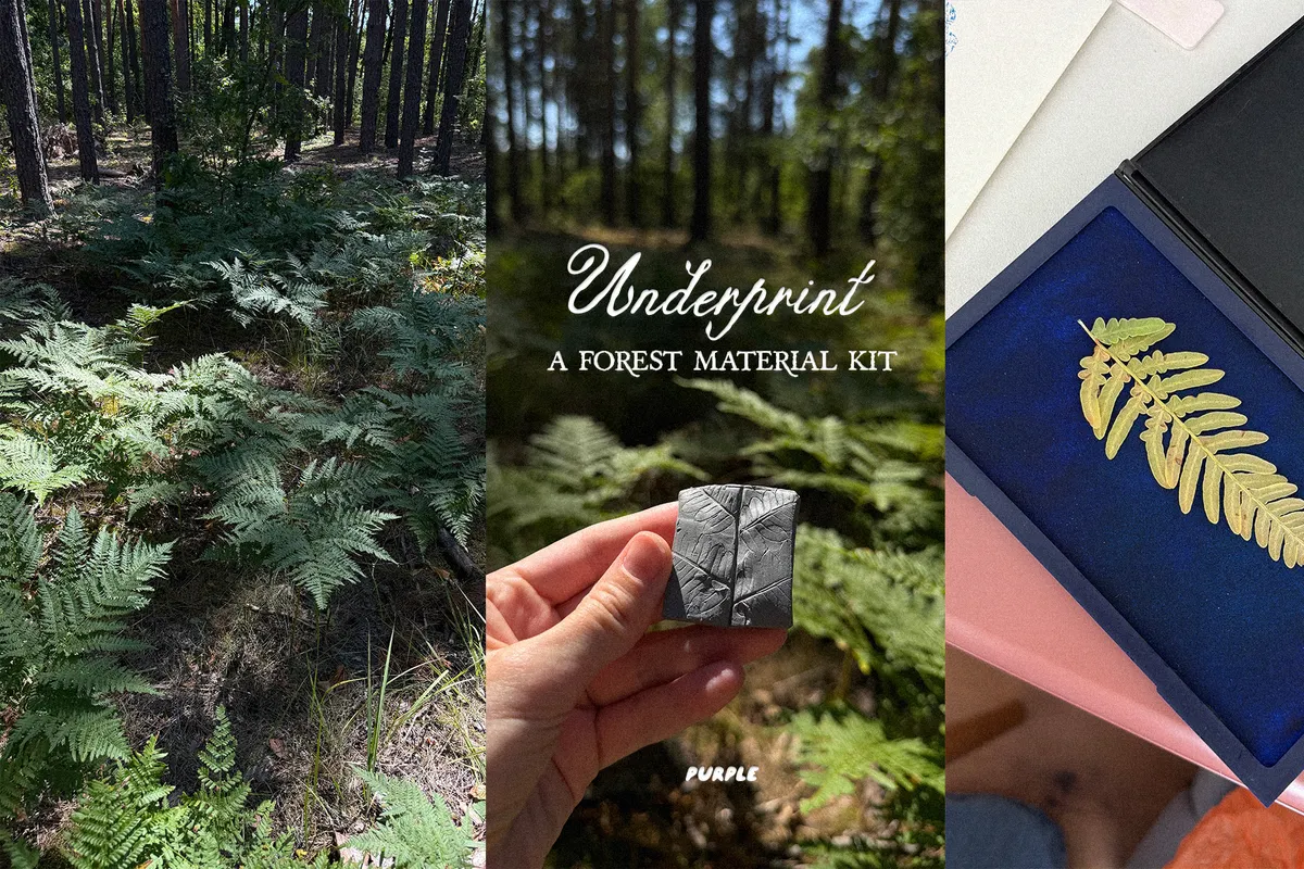 Underprint: Forest Collage Material Kit
