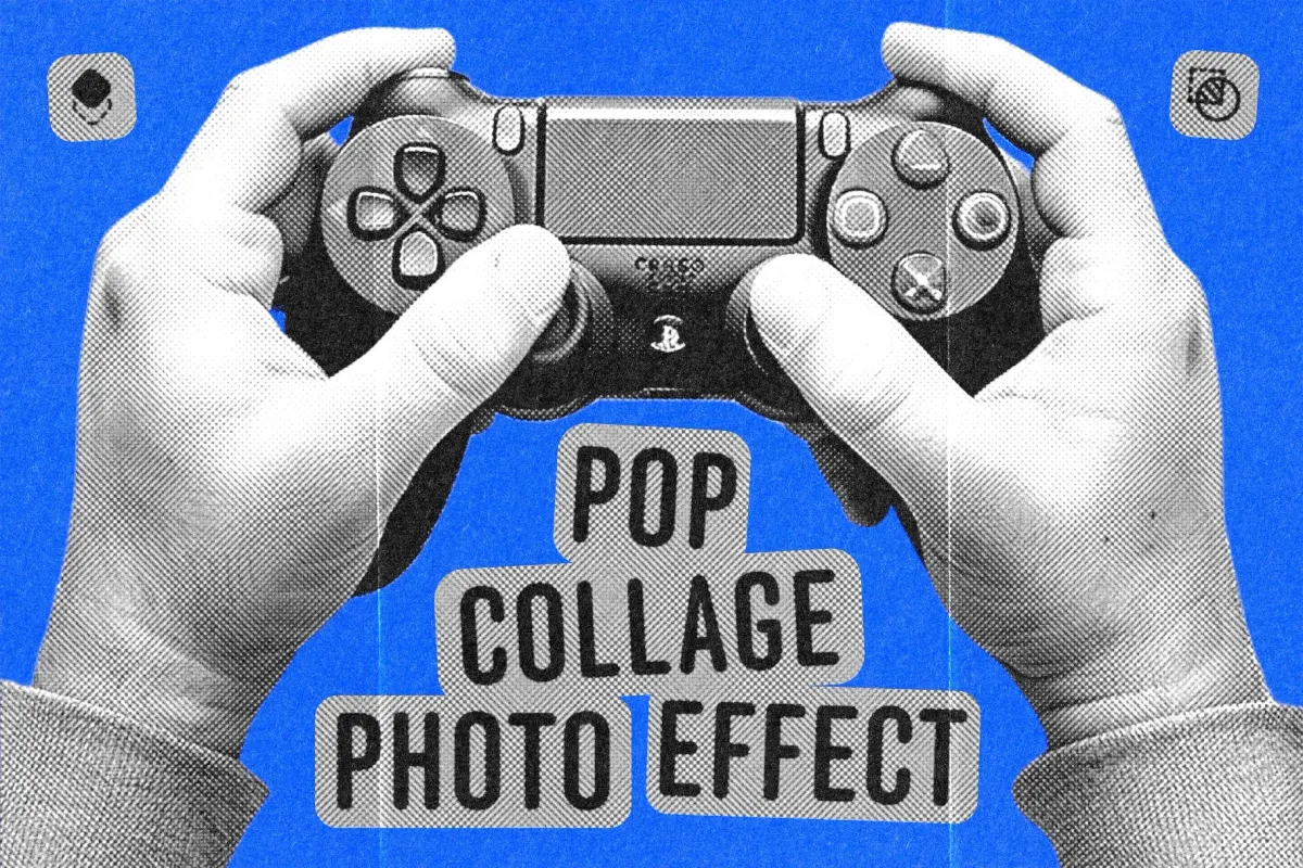 Pop Collage Photo Effect