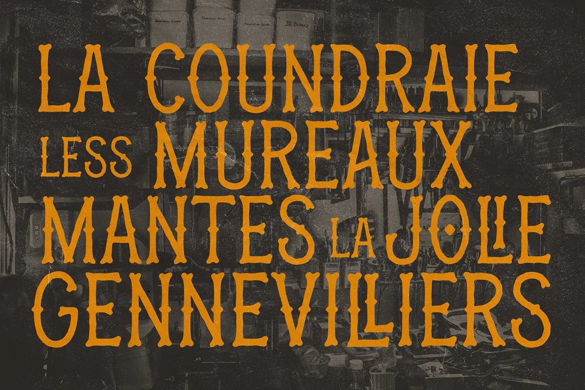 Machinoir – Vintage Display Font