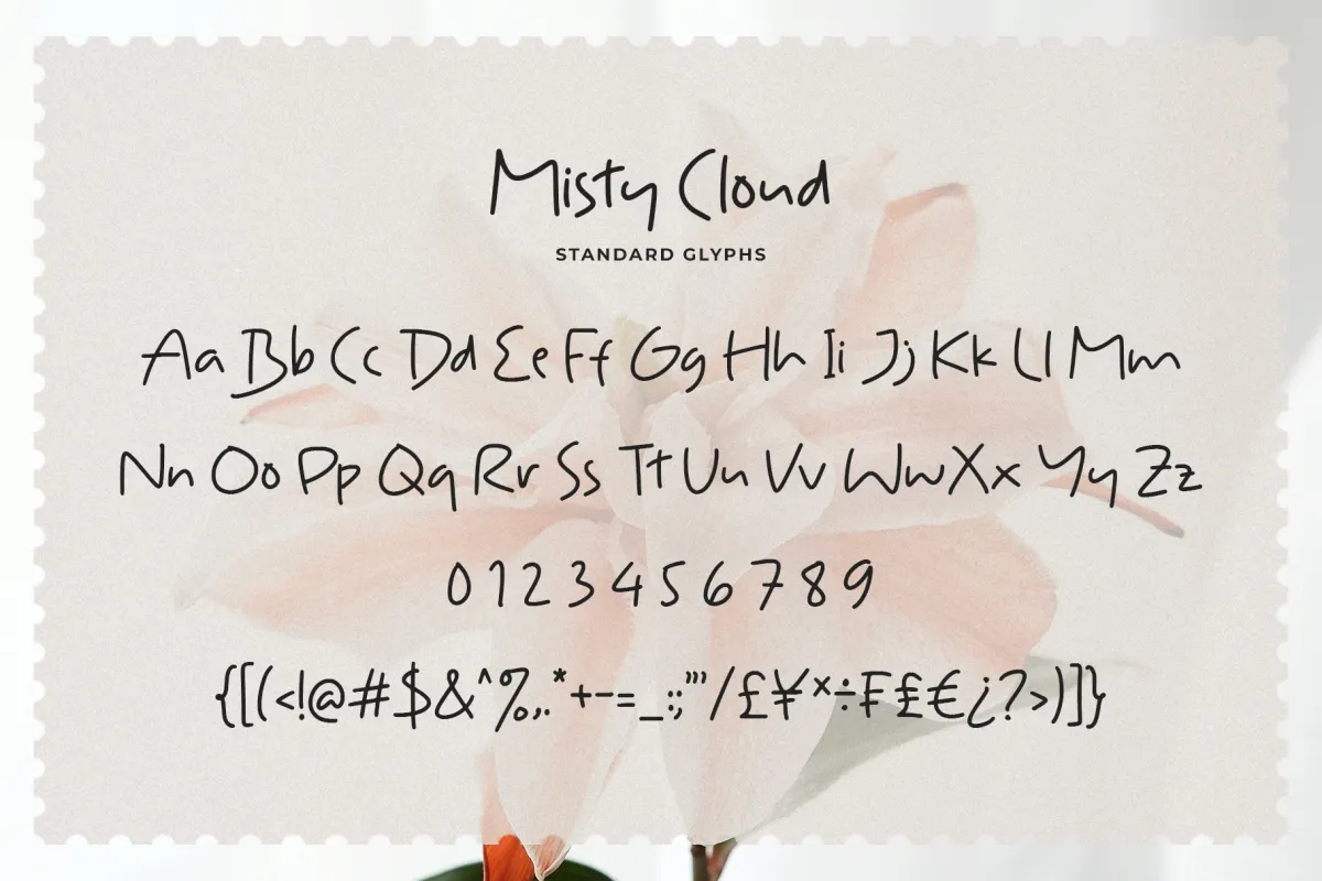Misty Cloud - Casual Handwritten Font
