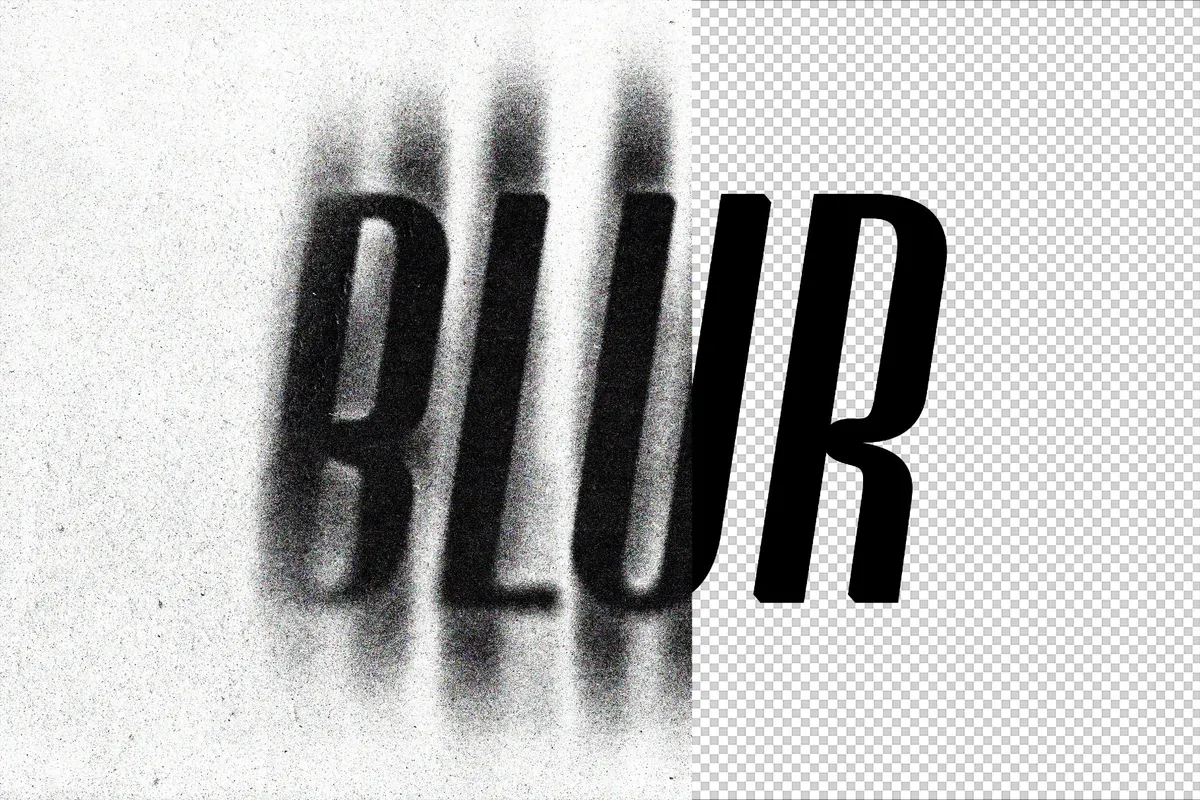 Noir Blur Text Effect
