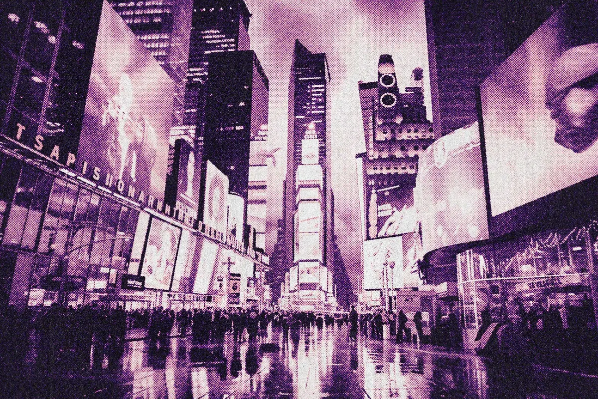 Grainy Halftone Print Photo Effect