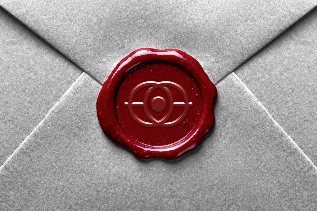 Wax Seal Logo Mockup