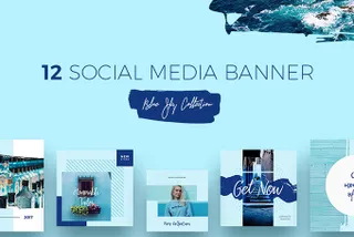 Blue Sky Social Media Templates