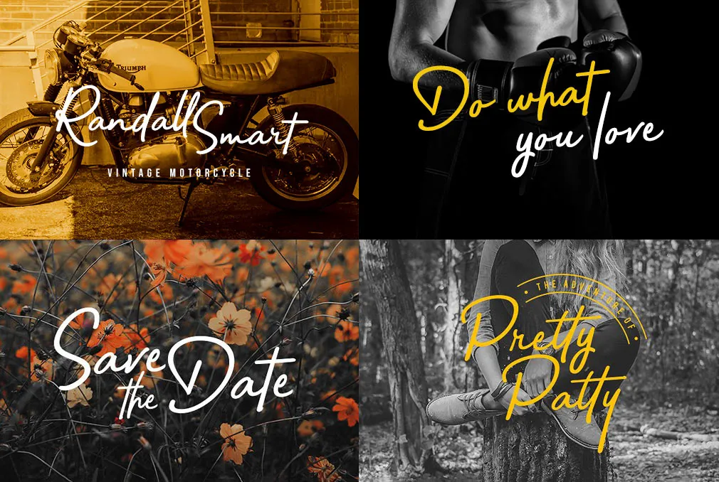 Bahagia Signature Typeface