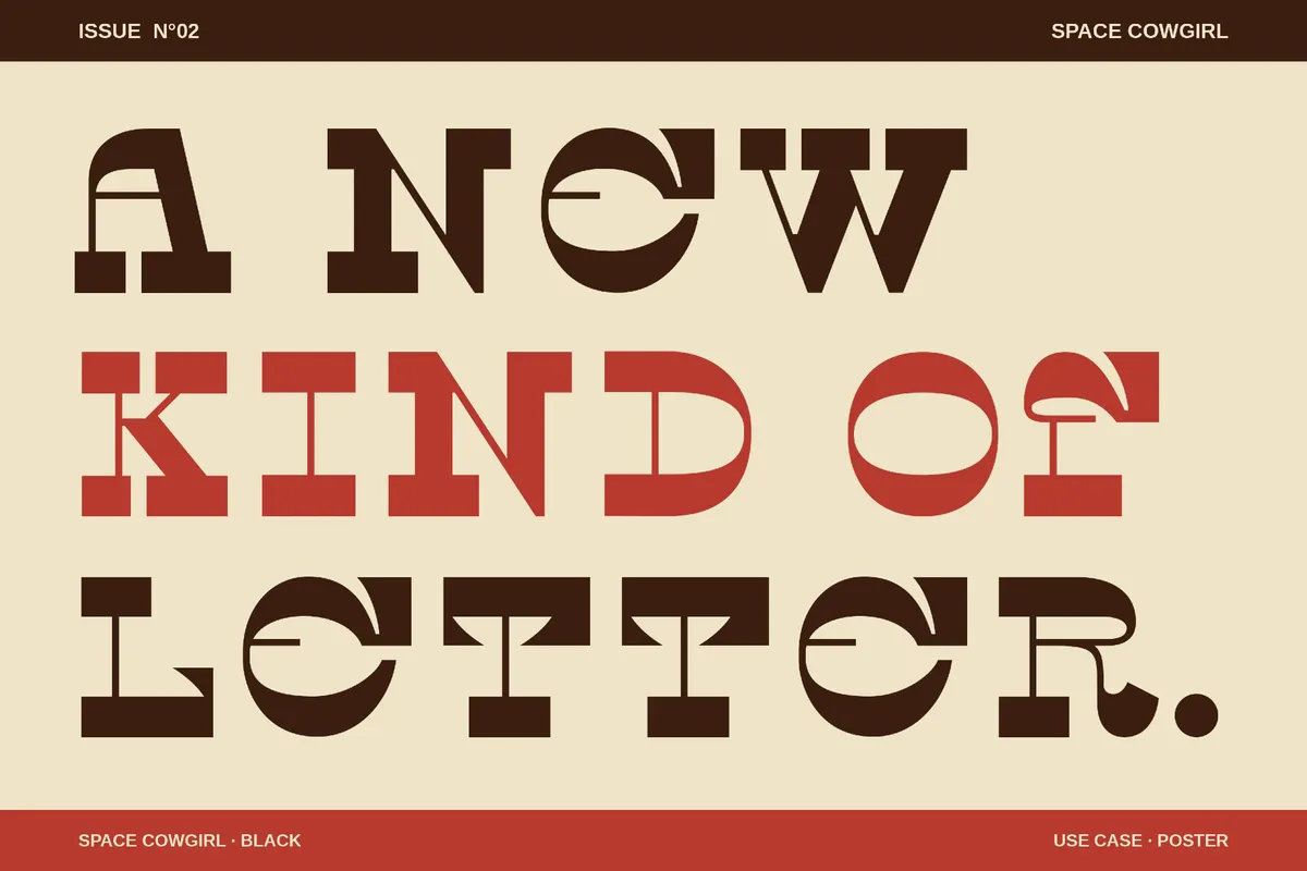 Space Cowgirl - Experimental Font Family