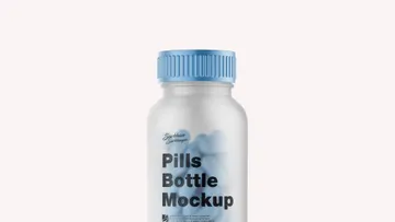 Pills Bottle Mockup
